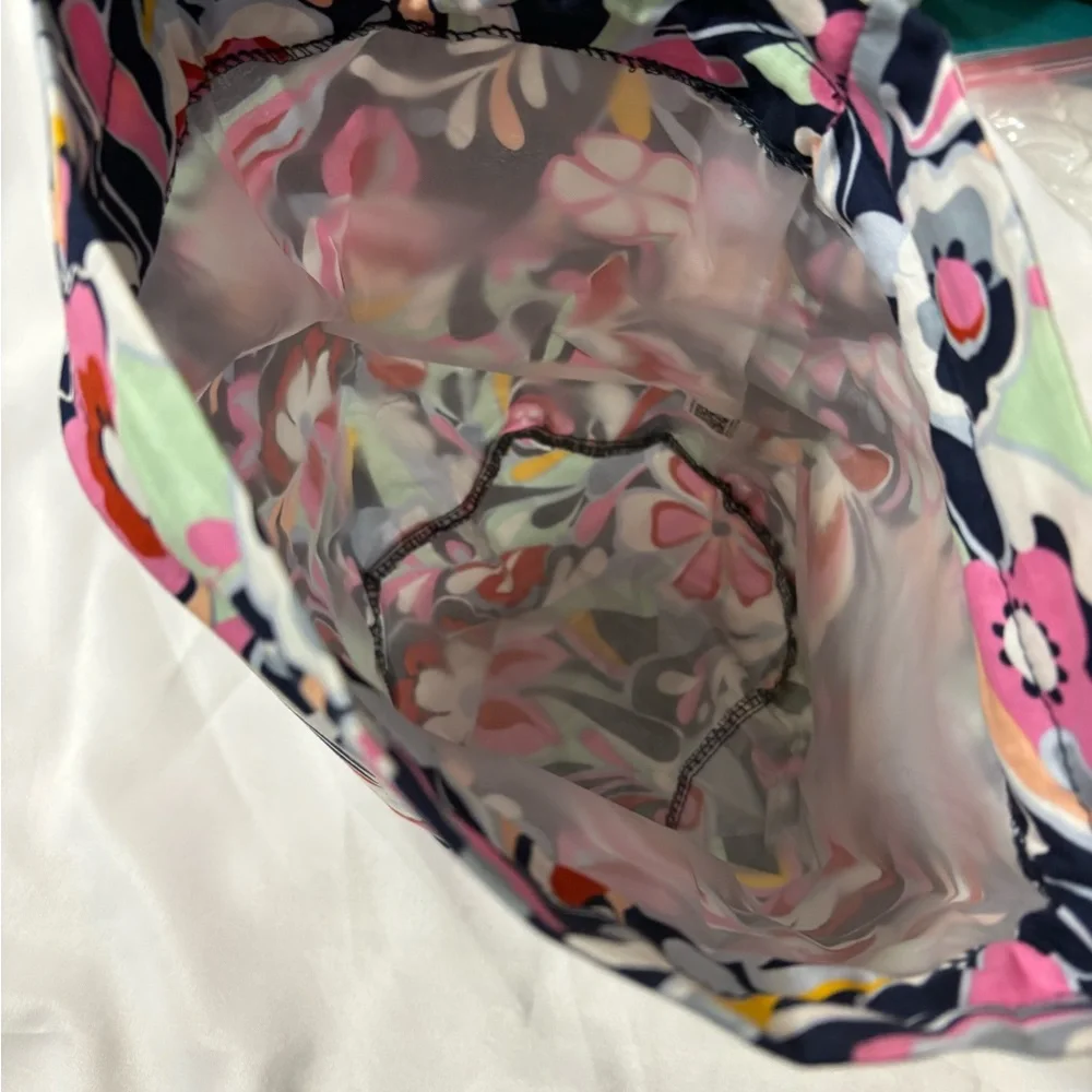 Vera Bradley‎ Ditty Bag retired Mod Paisley cosmetic travel storage bag swim bag